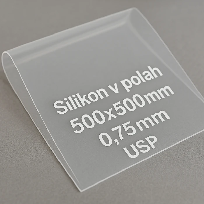 Silikon v polah 500x500mm prozoren USP debelina 0,75mm, silikon v polah, 500x500mm silikon, prozoren silikon USP, laboratorijski silikon, silikon za tesnila, ceneje, ugodno, prihranek, lokalno, Ljubljana